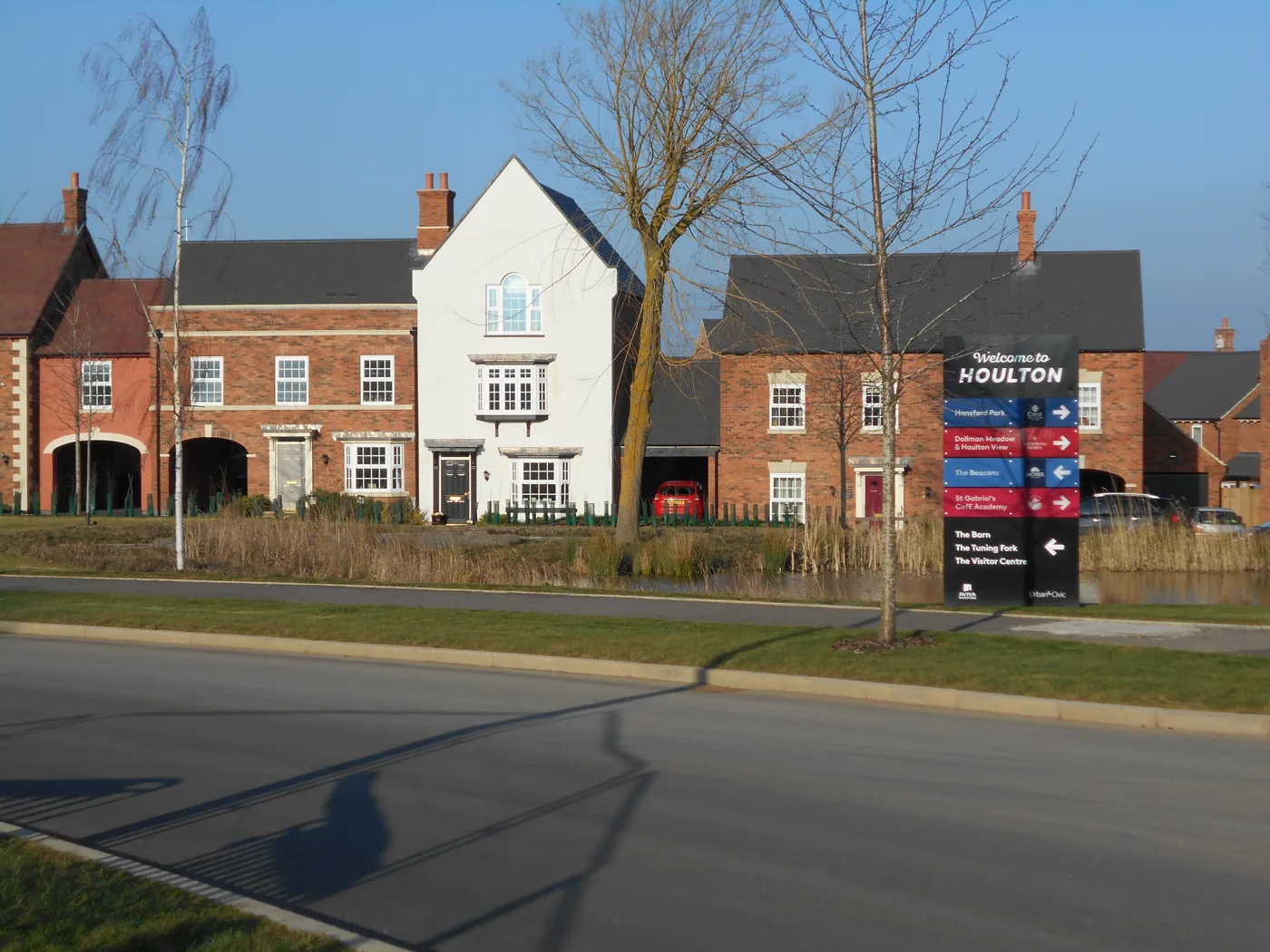 Houlton, where the GP-led health centre is still listed as a future facility