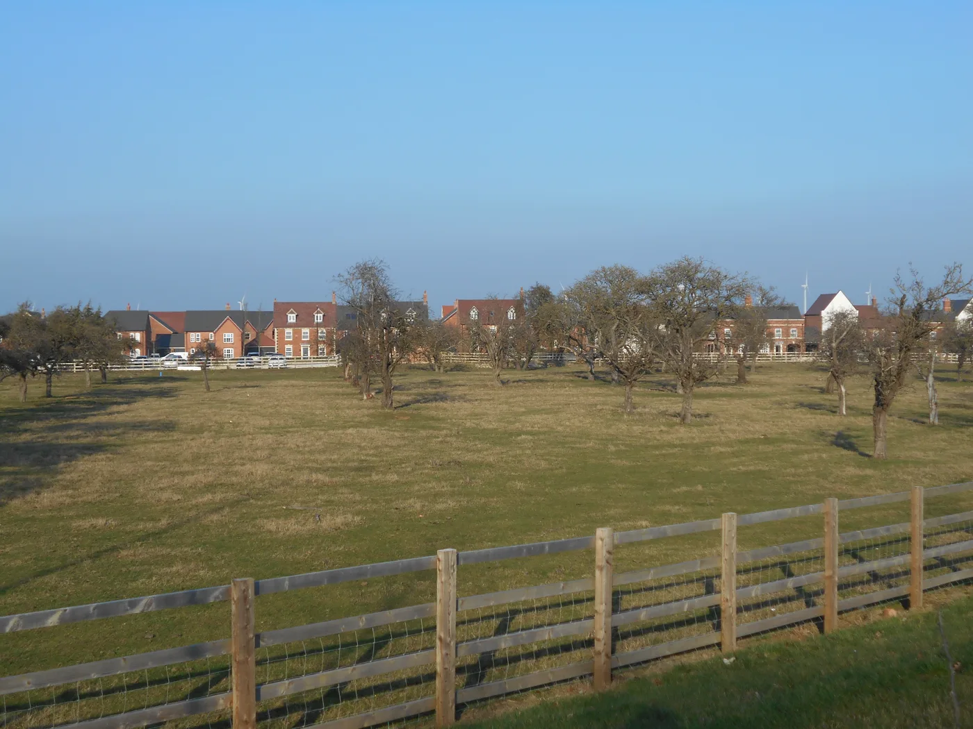 New homes at Houlton, on the eastern edge of Rugby