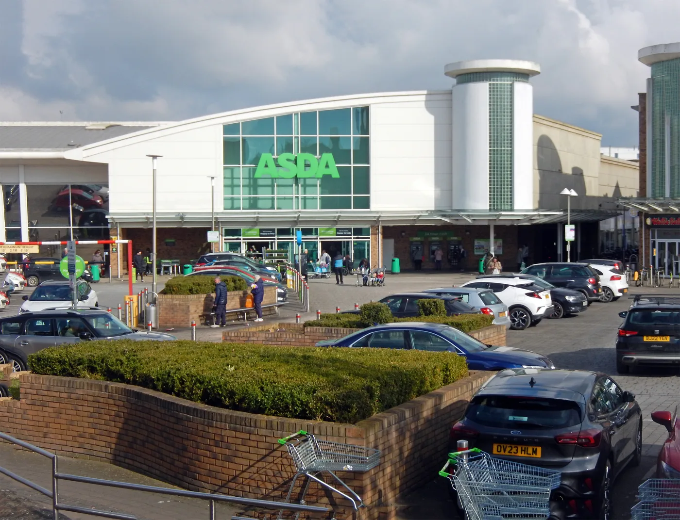 The Asda store in Rugby town centre, where the Poppy Appeal stall returns this year